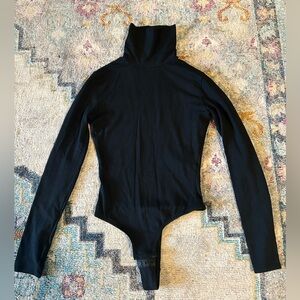 Madewell Black Turtleneck Bodysuit